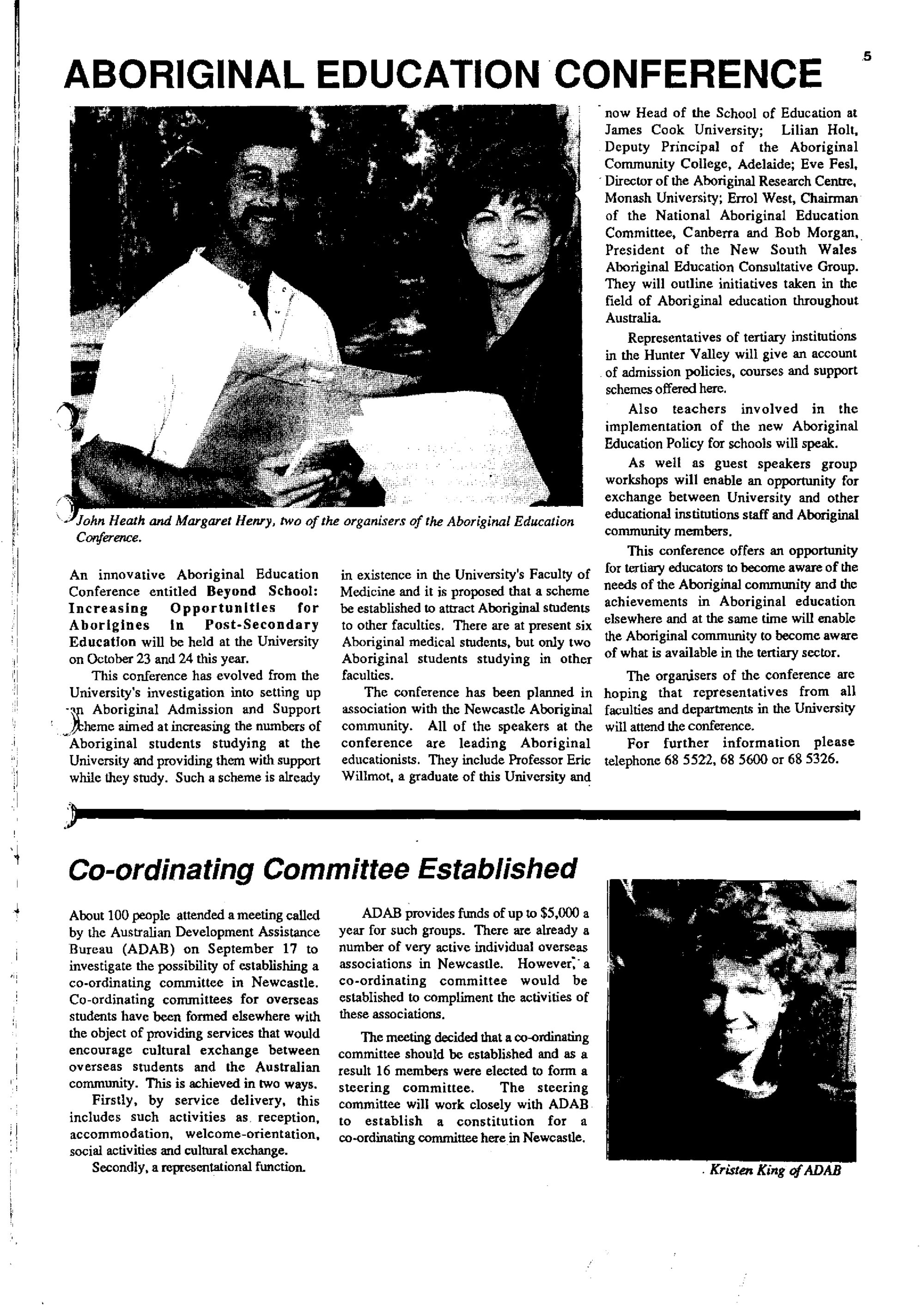 From: The University News, Vol. 12, No. 17, September 29 - October 13, 1986