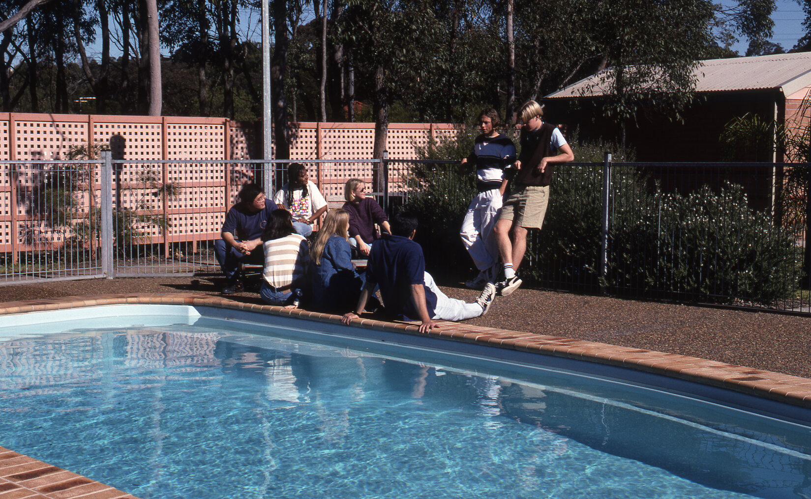 Relaxing by the pool | Living Histories