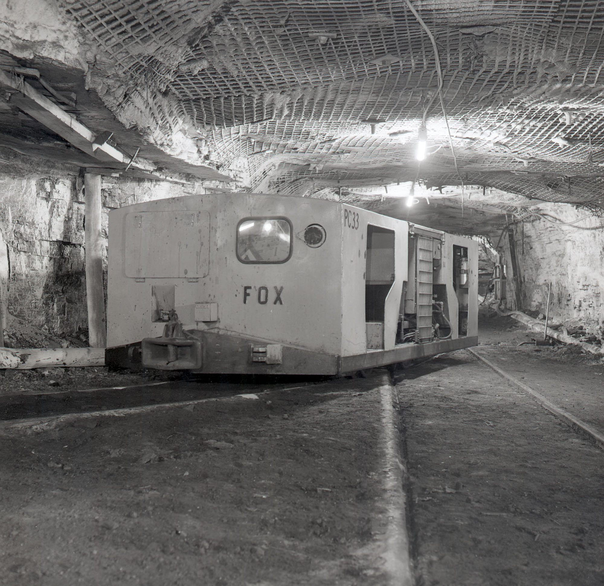 Fox personnel car, West Wallsend No. 2 Colliery Pit, NSW, February 1978 ...