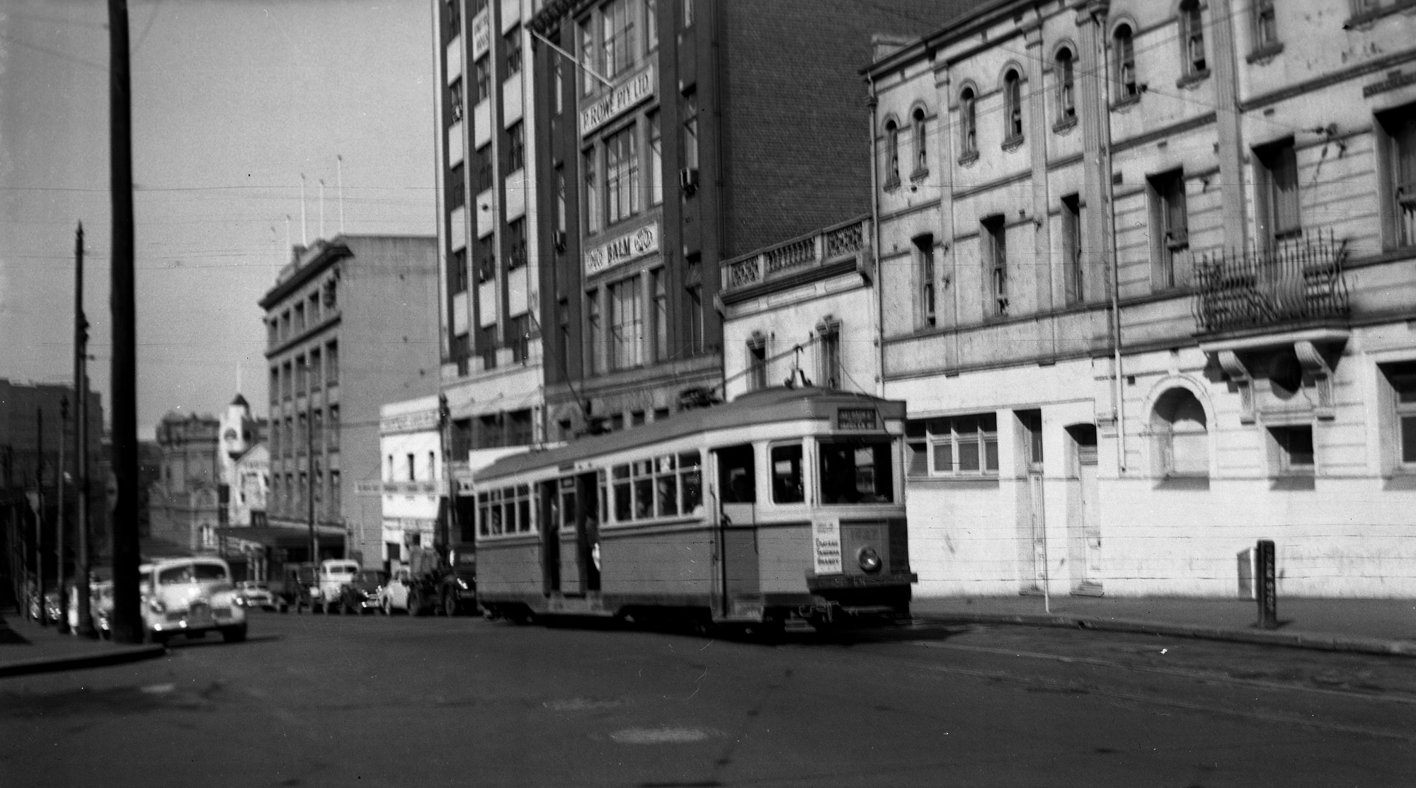 NSWGT, R Class Tram, Castlereagh St, Sydney, [1950s] | Living Histories