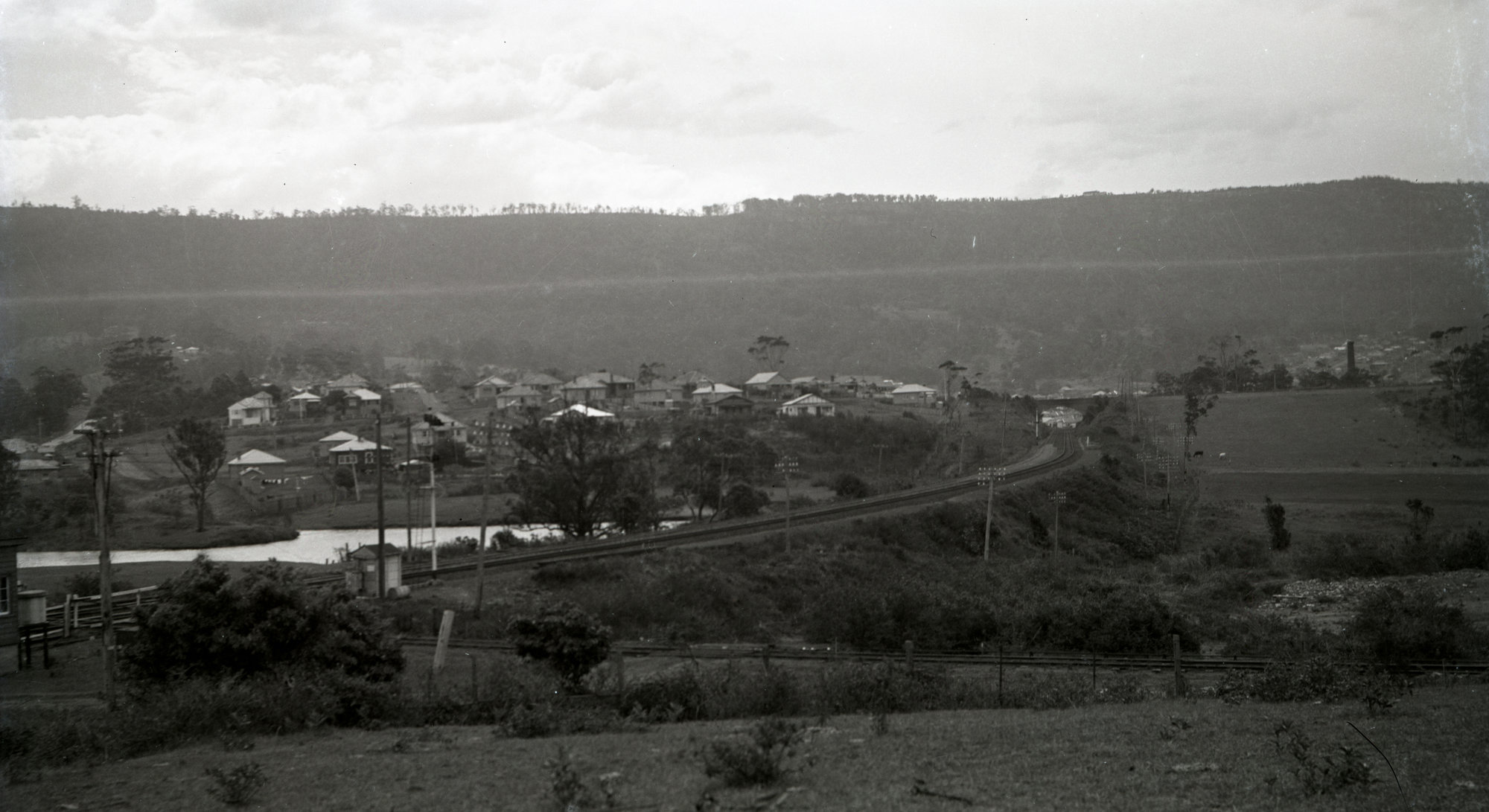 Junction Illawarra Line for South Bulli colliery railway, Bulli, [1920s ...