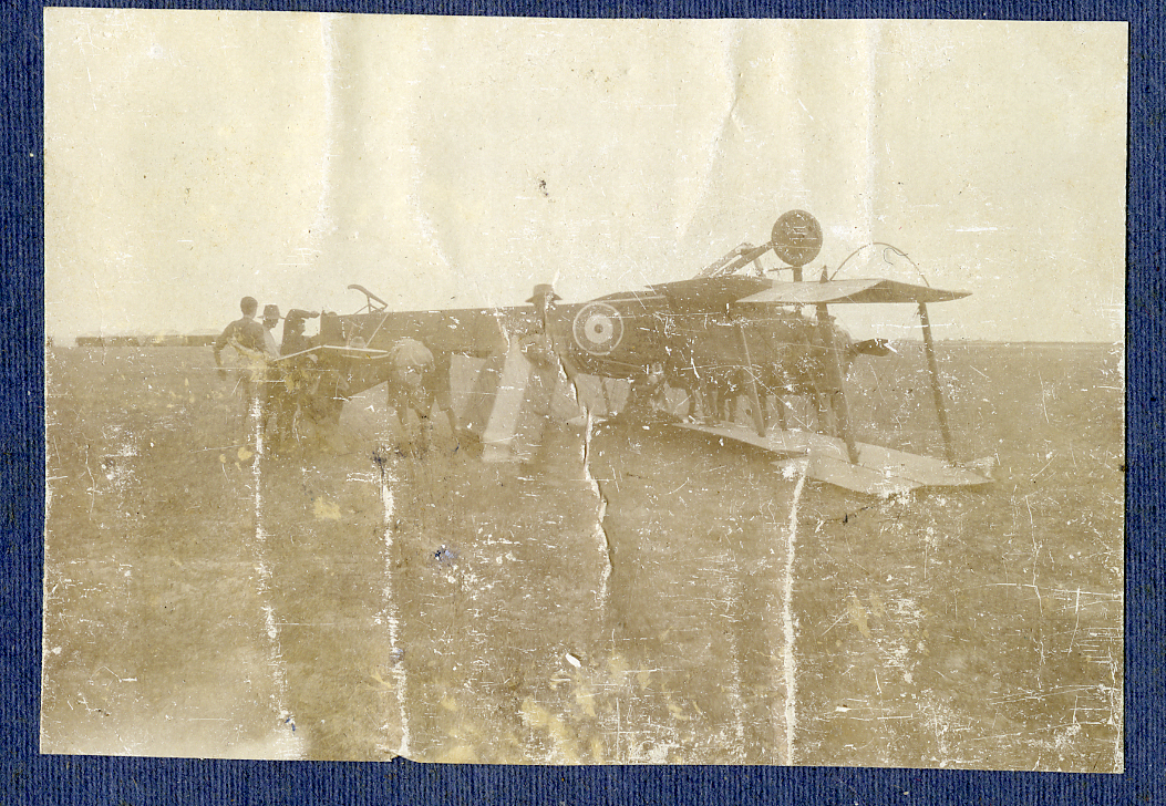 Biplane crash, World War I | Living Histories