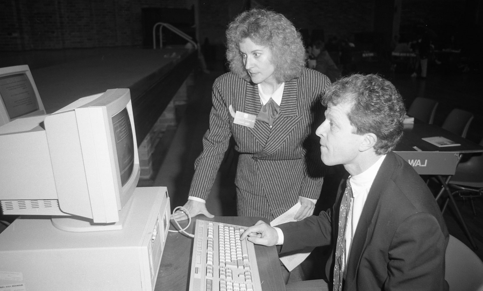 Professor Neil Rees with Ms. Julie Swain, the University of Newcastle ...