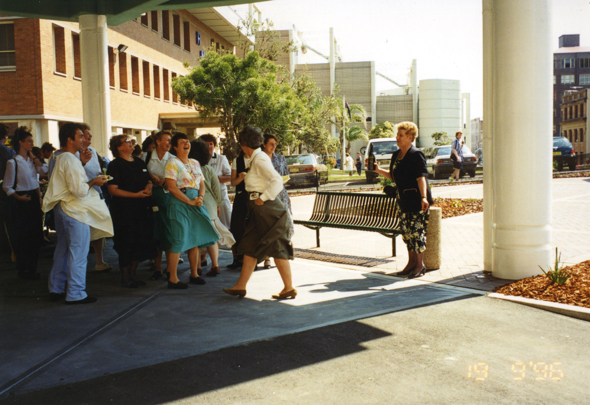 June Graham, right, at the official opening of the Nickson wing porte ...