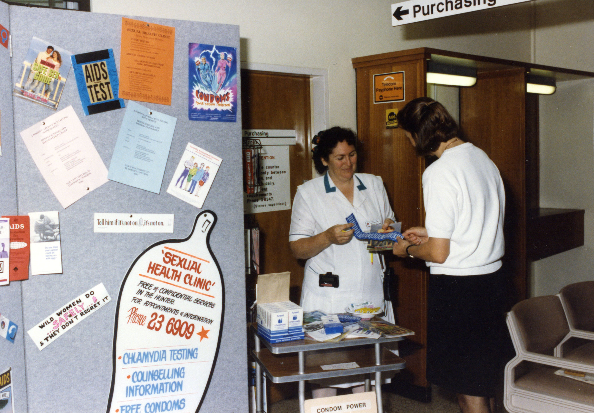Sexual health display at the Royal Newcastle Hospital Open Day, held in ...