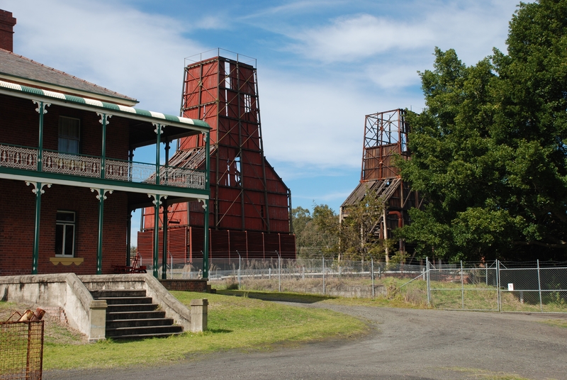 Colliery office (left), Richmond Main Colliery, by Barry Howard ...