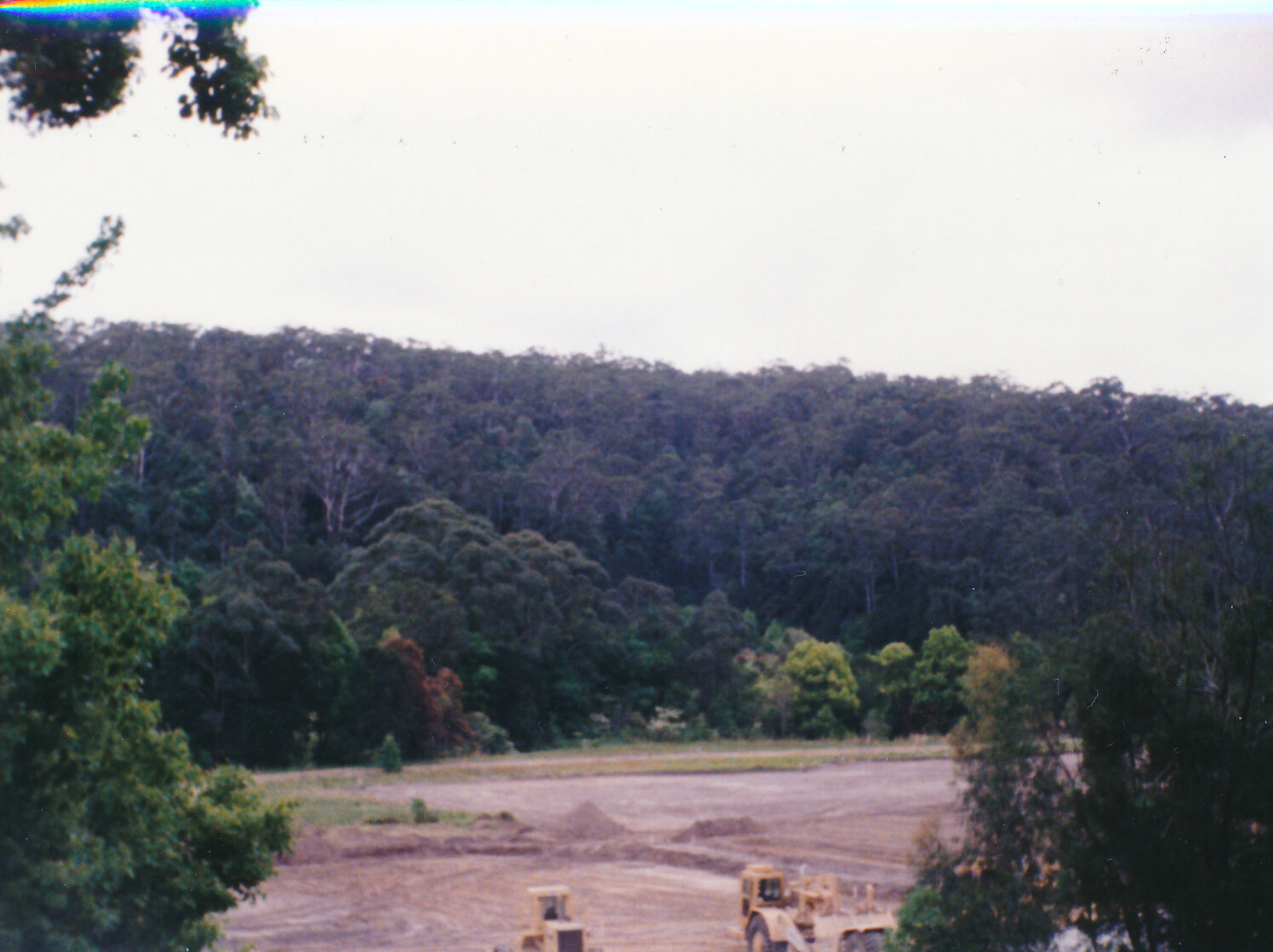 Preparing for construction at Central Coast Campus, 30 October 1993 ...