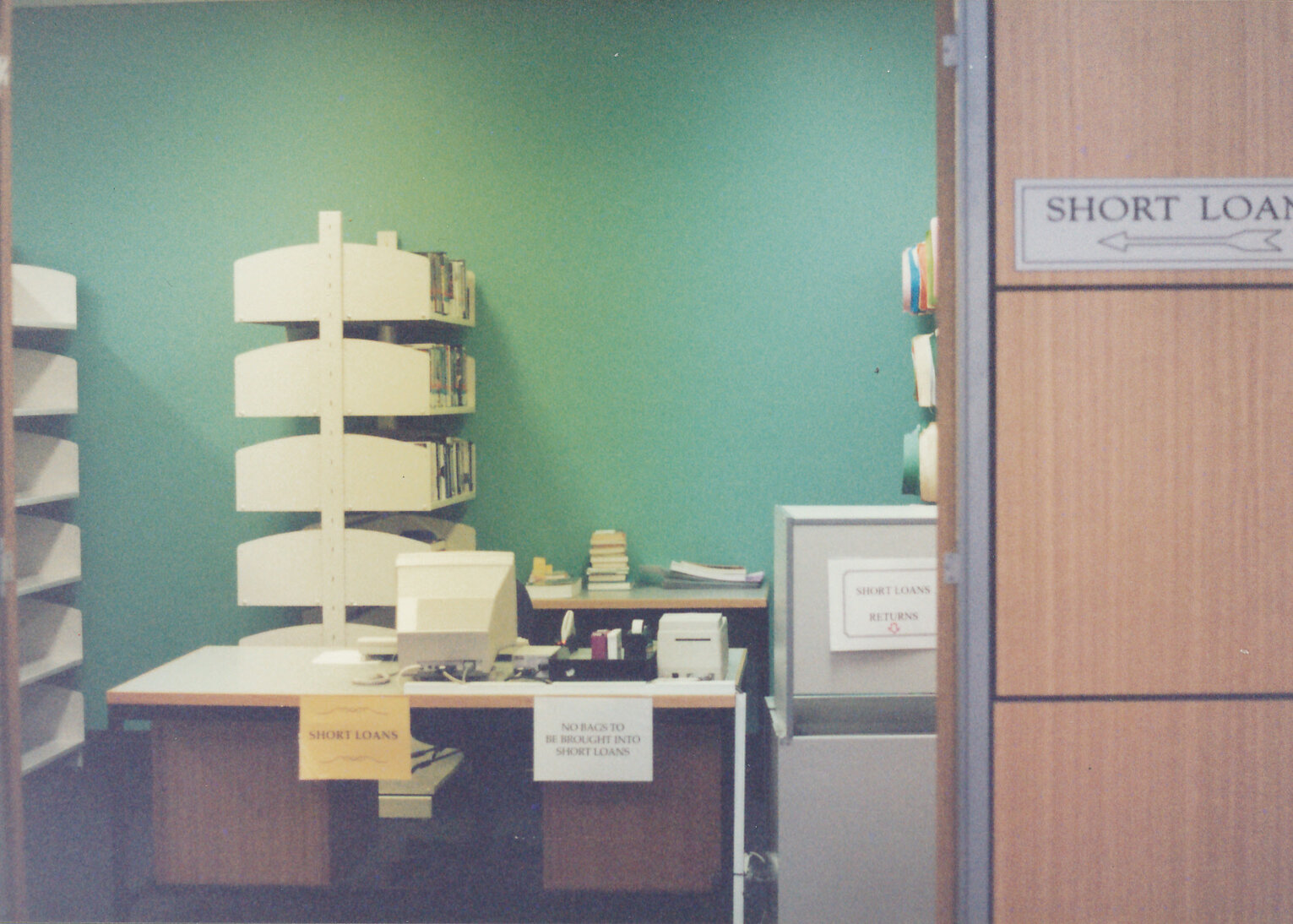 Short loans room, Central Coast Campus Library [1990s]. | Living Histories
