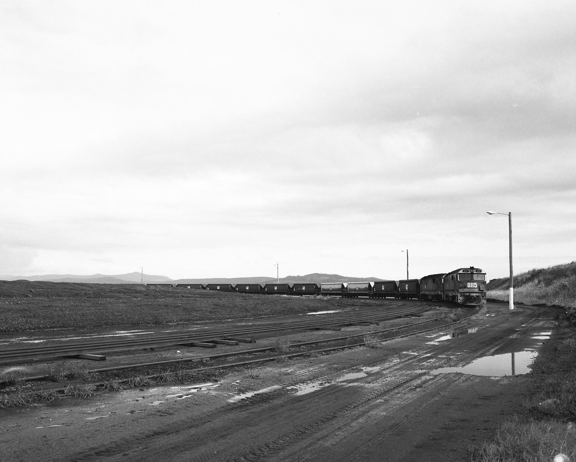 8115 + 8107 - the last train to travel on the Hexham Balloon Loop, 26 ...