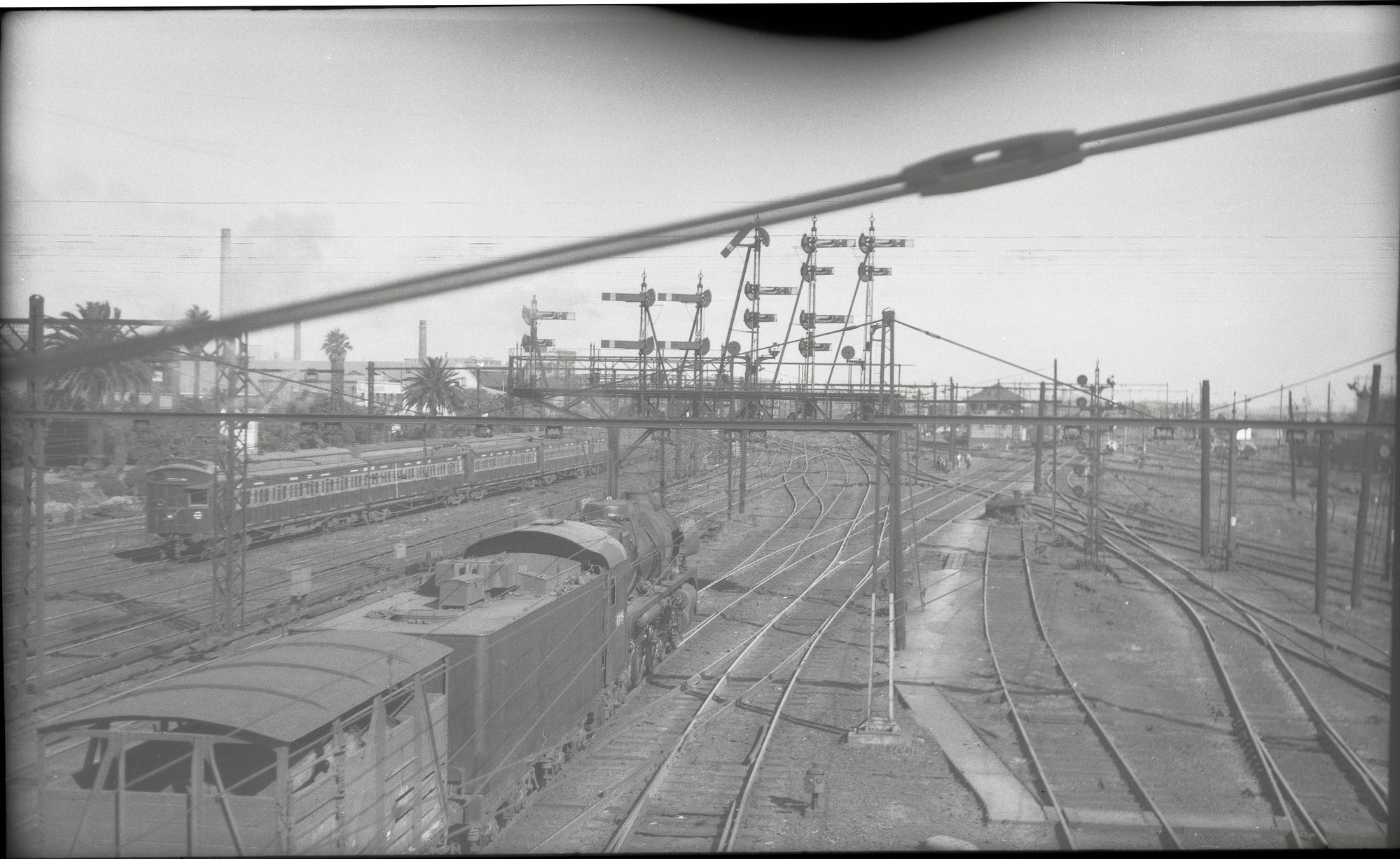 VR, R Class, No. 715 Hudson type, hauling goods train, Melbourne, Vic ...