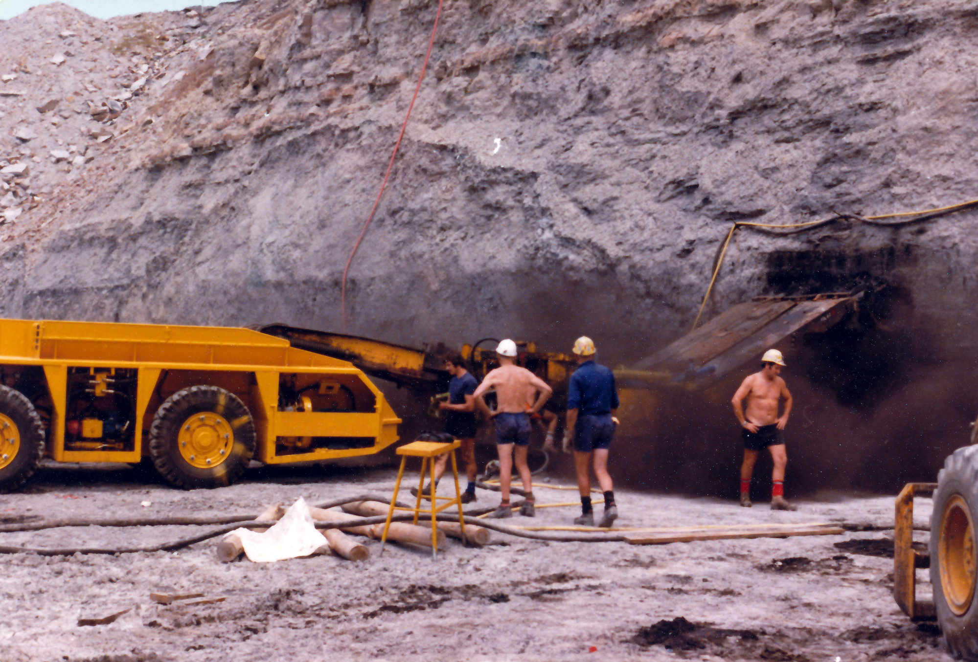 Mineworkers at Wambo Colliery, Warkworth, NSW, 1979 | Living Histories
