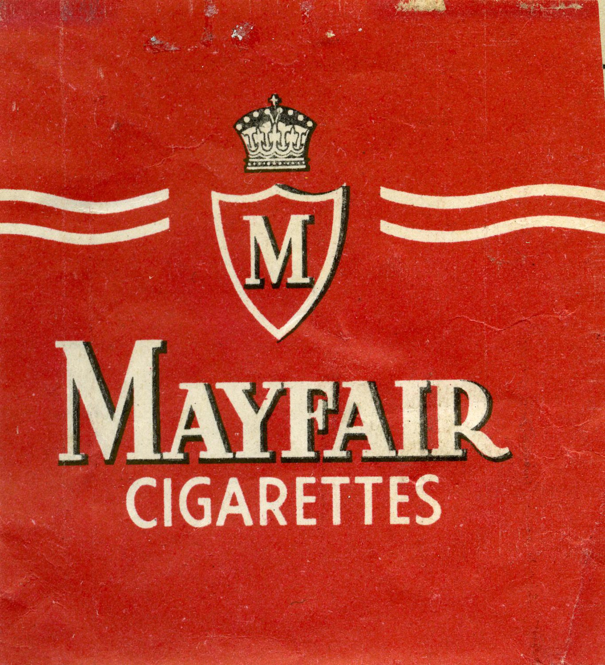Mayfair cigarettes. | Living Histories