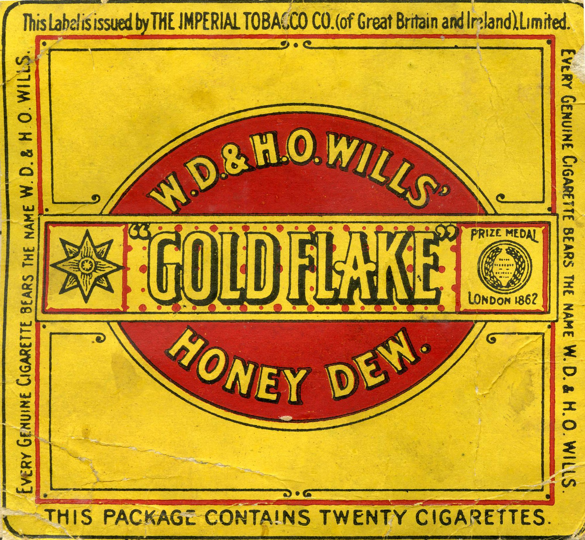honeydew cigarette W.D. & H.O. Wills' 