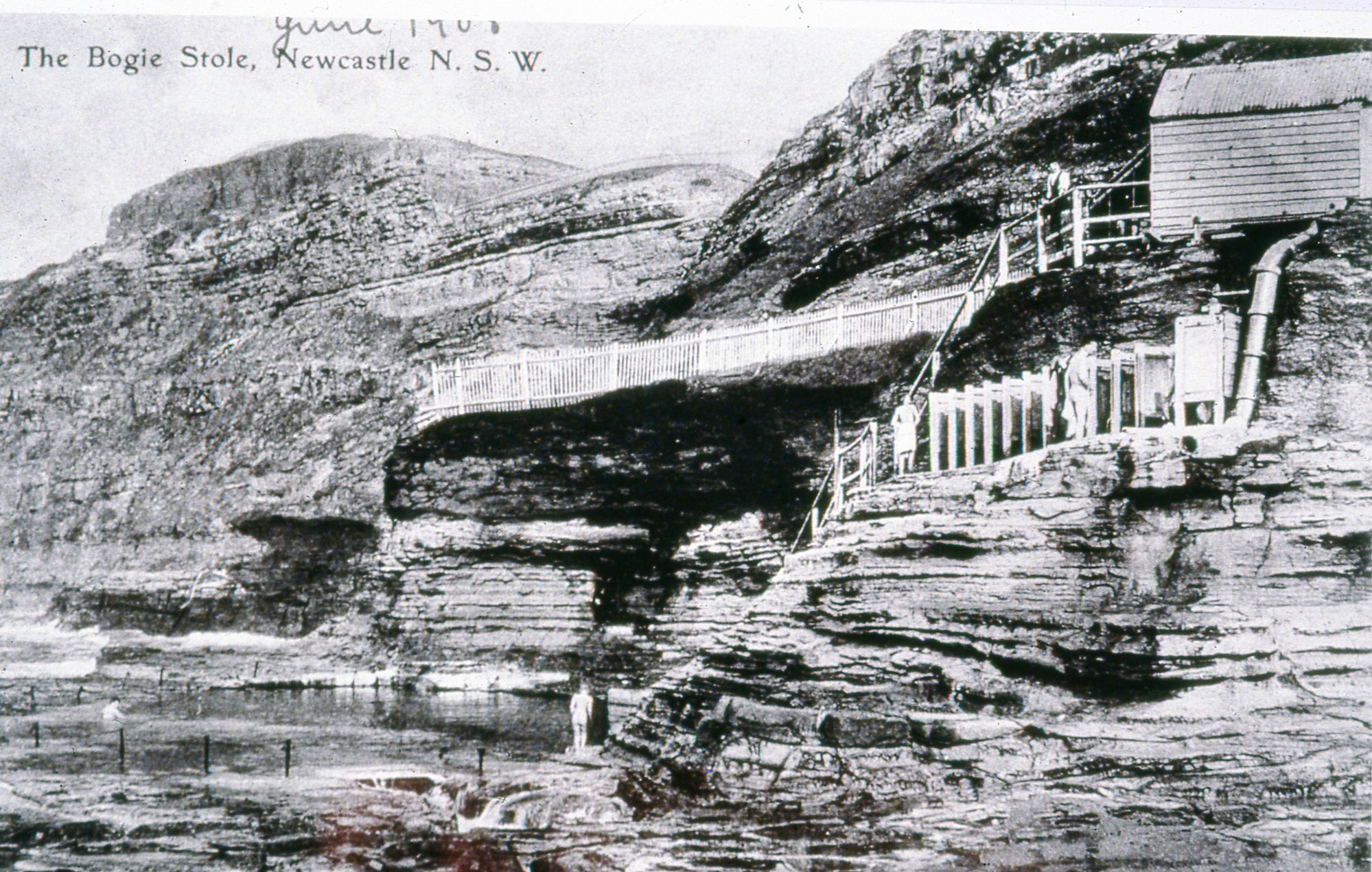 'The Bogie Stole', Newcastle Beach, June 1908