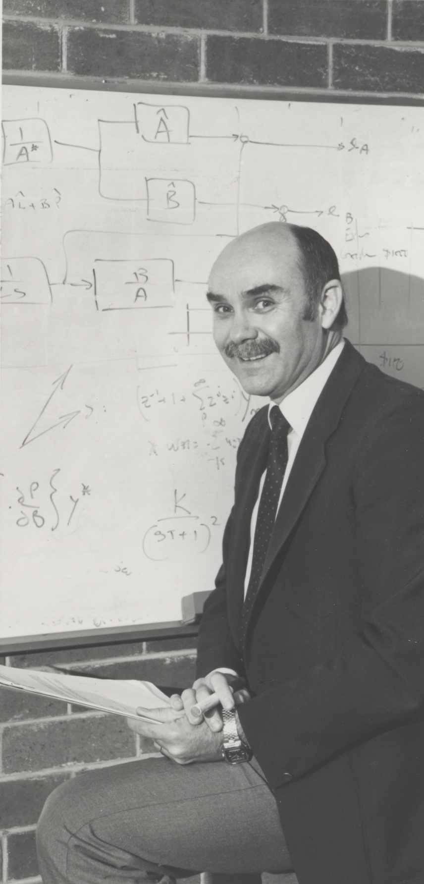 Professor Graham Goodwin at the University of Newcastle, Australia ...