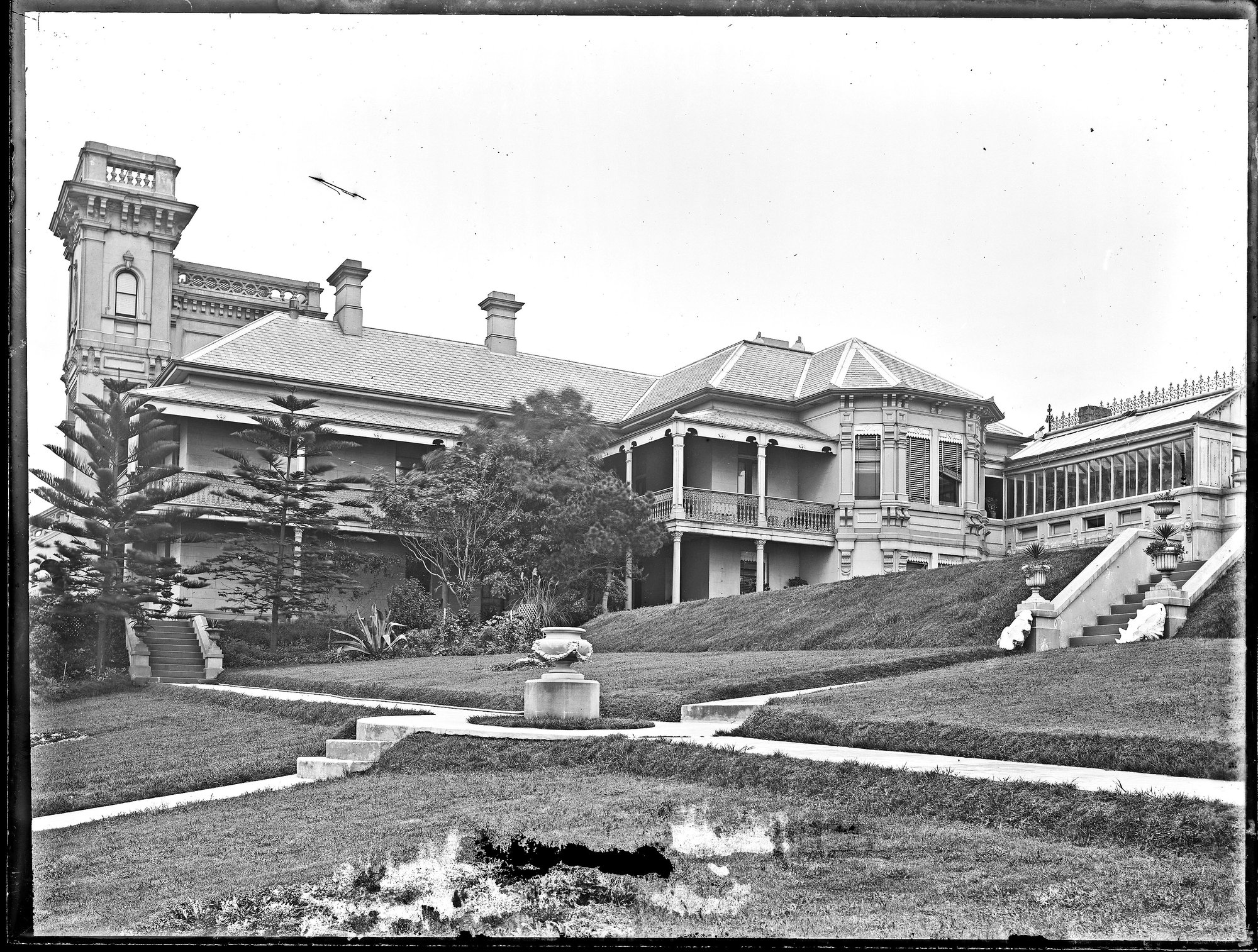 John Wood's residence, Jesmond House, Newcastle, NSW, March 1890