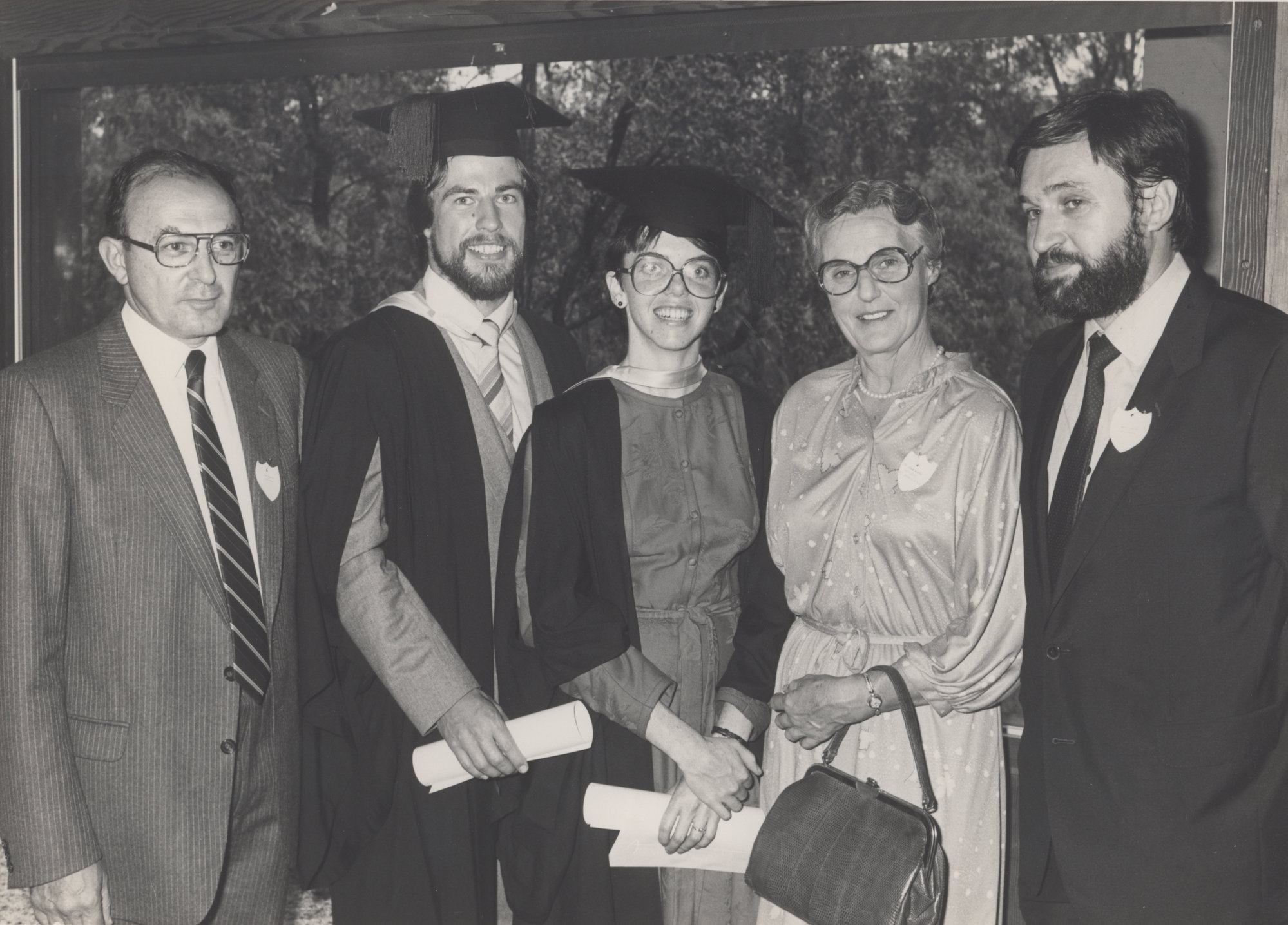 Professor G.M. Kellerman, Dr. Doug Routley, Dr. Sue Hill, Dr. Joan ...