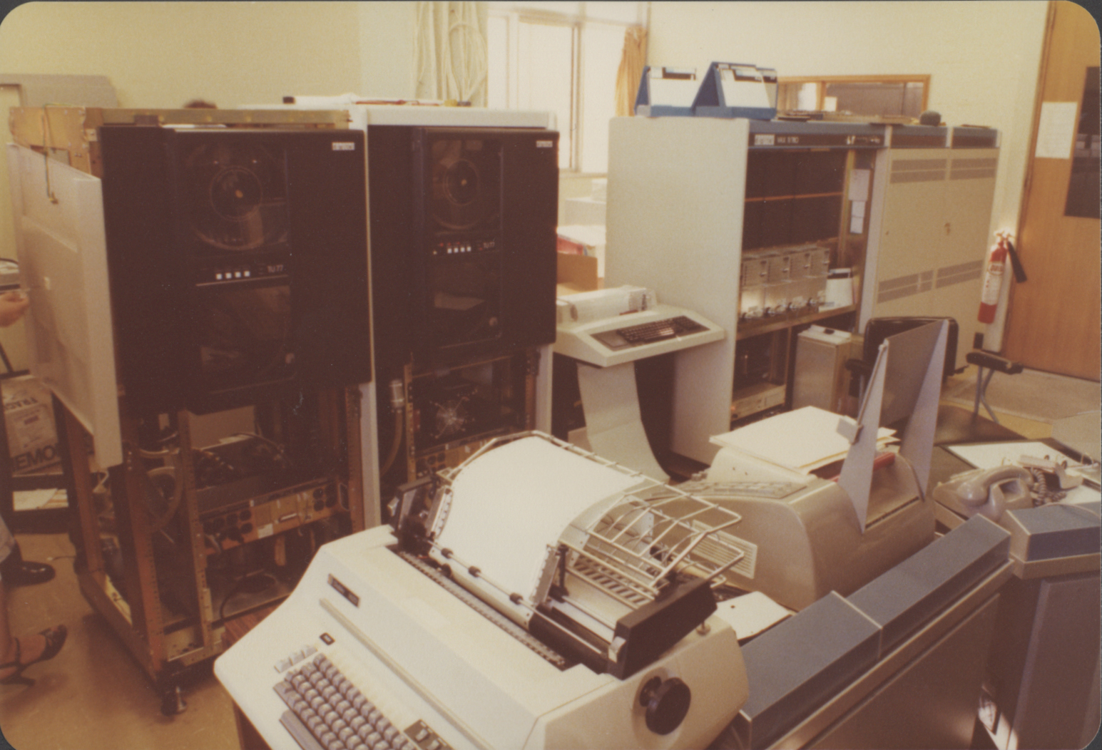 Photograph taken at the acquisition and installation of the University ...