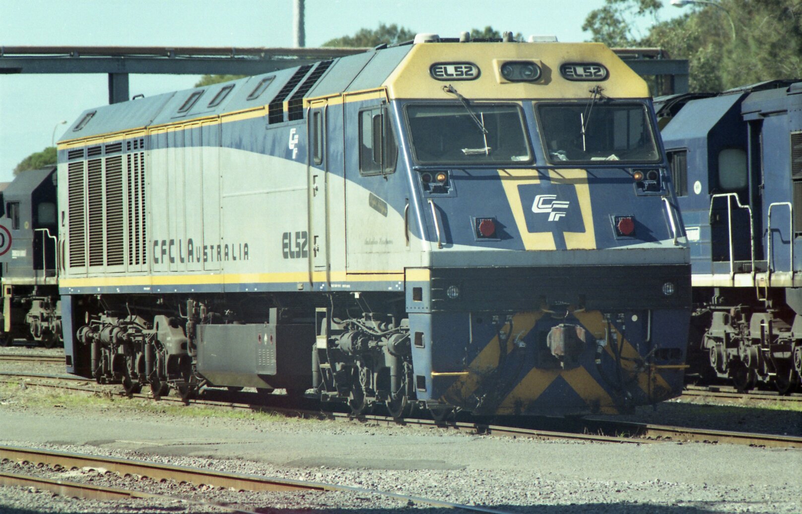 EL 52 in the engine siding at Port Waratah, July 2011. | Living Histories