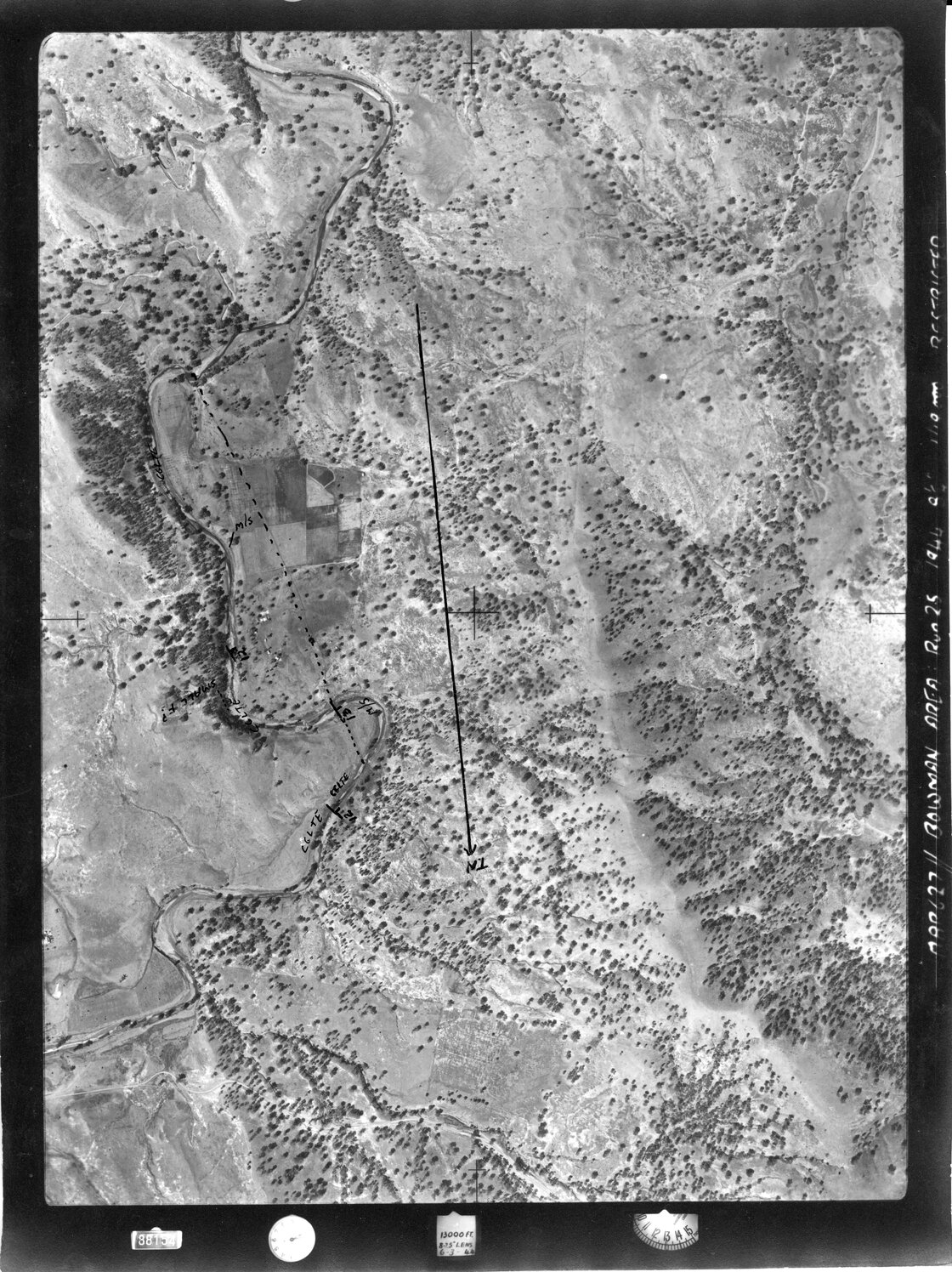 Bowman (near Gloucester), NSW - Aerial photograph, March 1944 (87654 ...