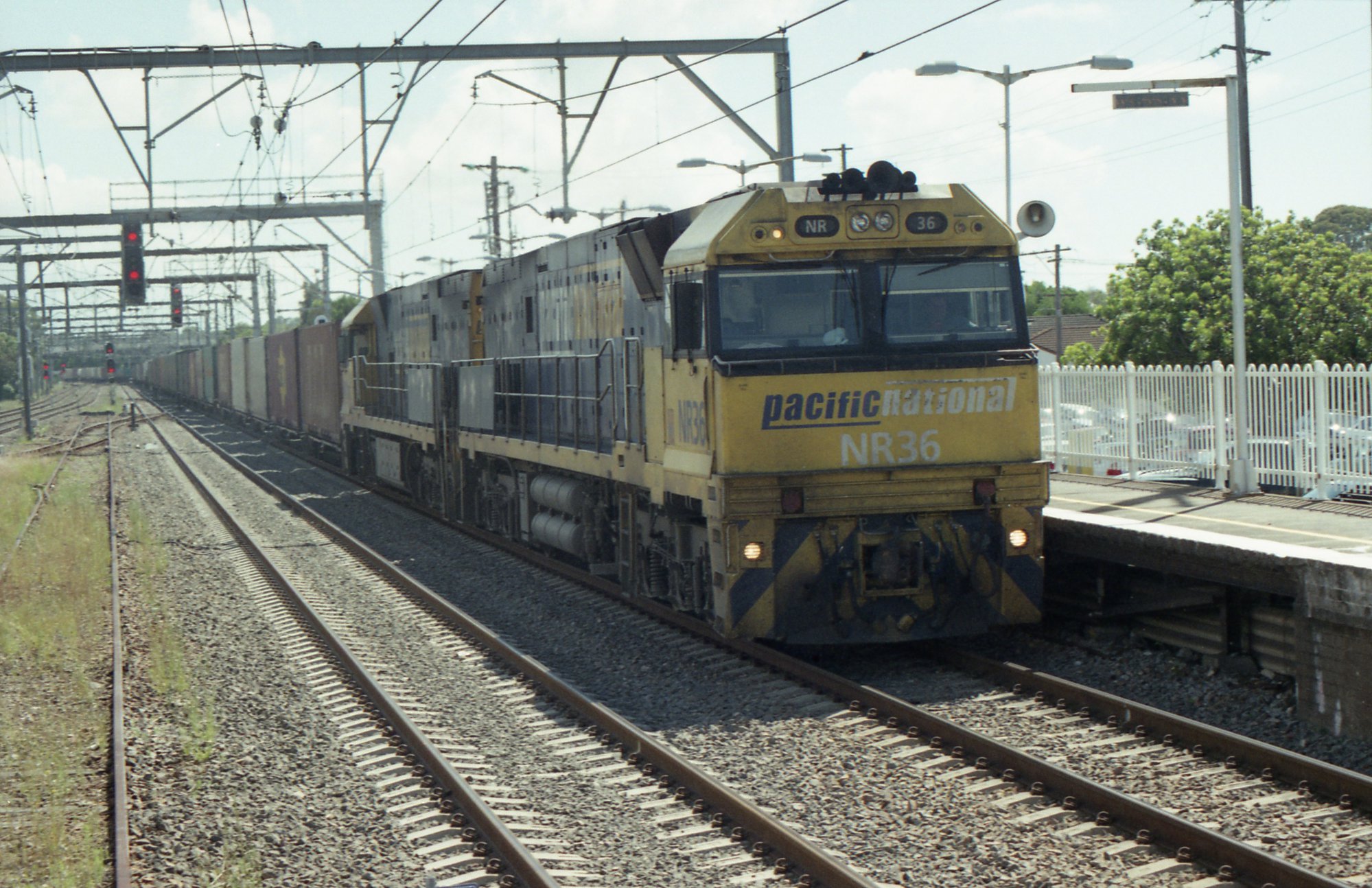 Pacific National NR-Class Locomotive NR 36 and a class mate trundle ...