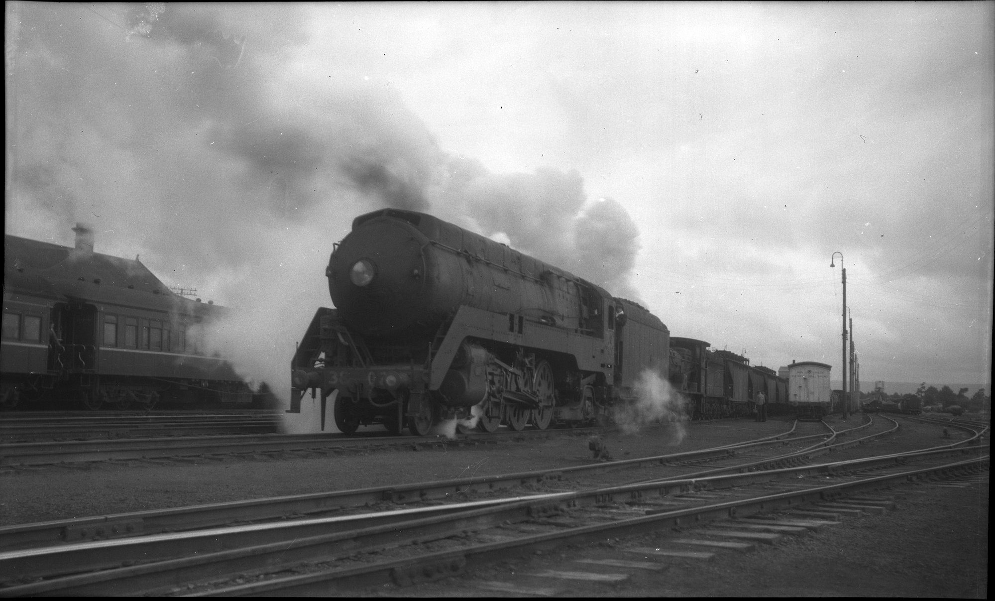 NSWGR C38 Class locomotive, no. 3802, unidentified location, [n.d ...