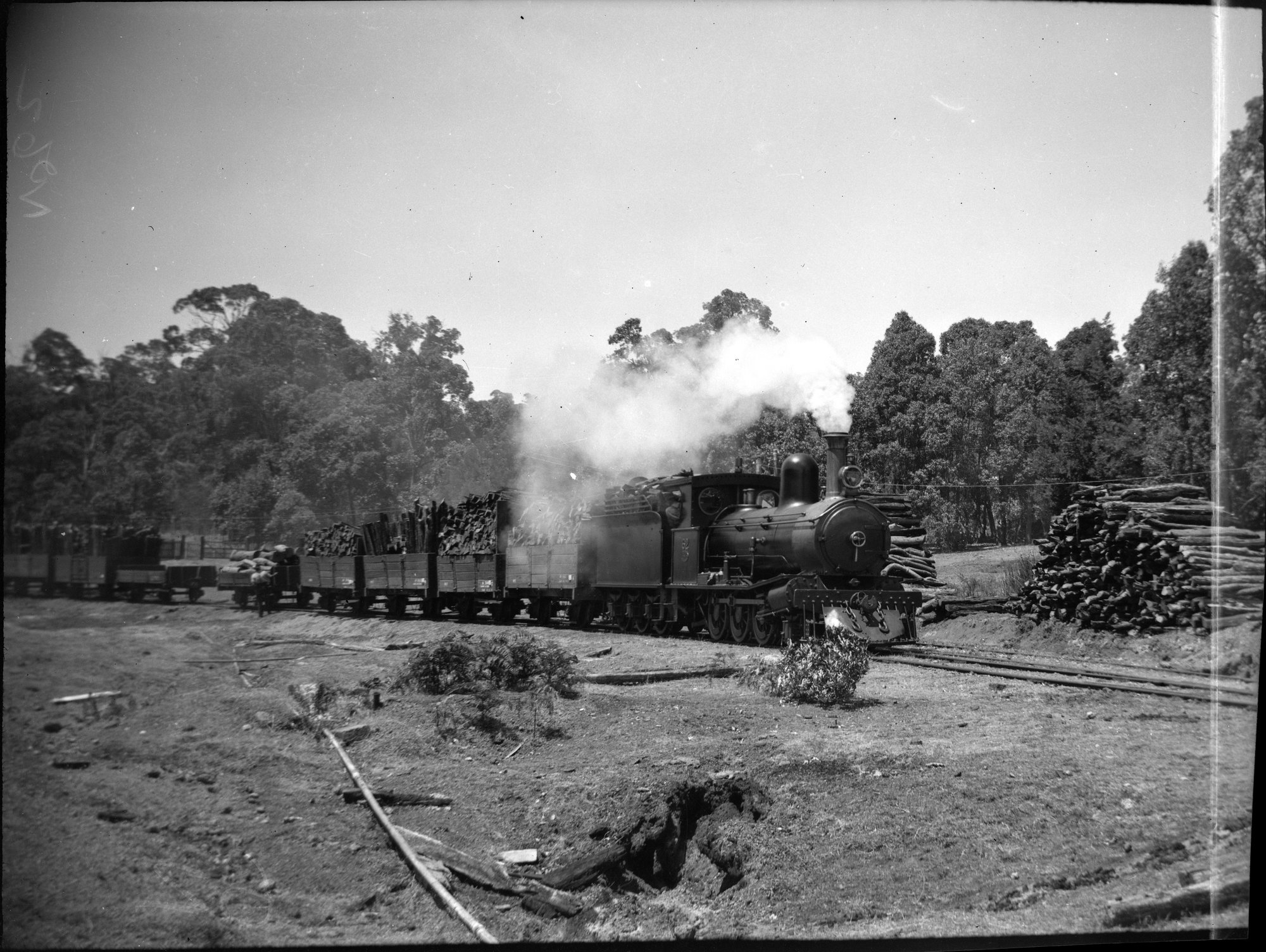 [West Australian] logging locomotive No. 62, [ex-SAR Y Class], wood ...