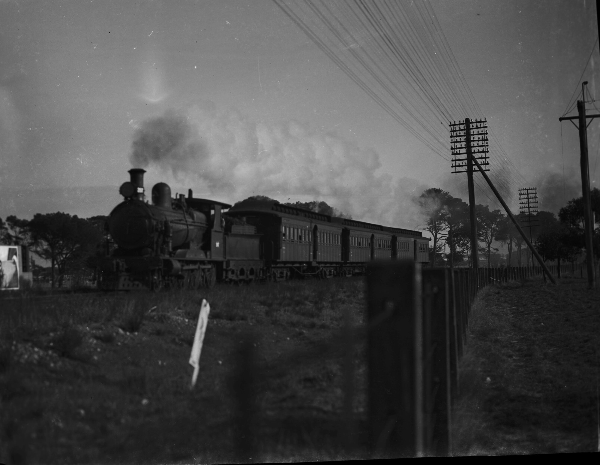 SAR Rx Class locomotive, passenger train, unidentified location, [n.d ...