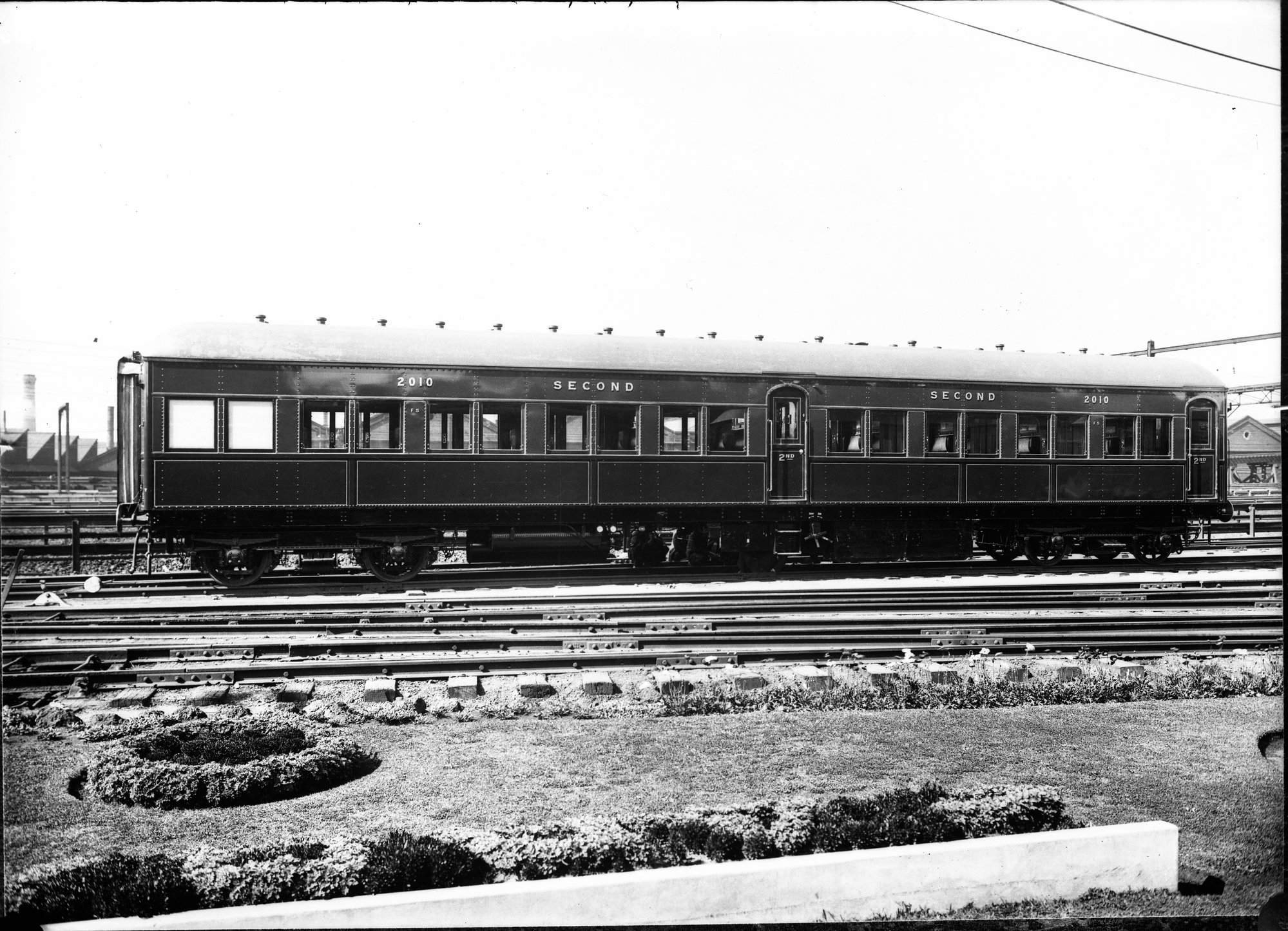 NSWGR Code FS second class carriage, No. 2010, probably at Clyde, c ...
