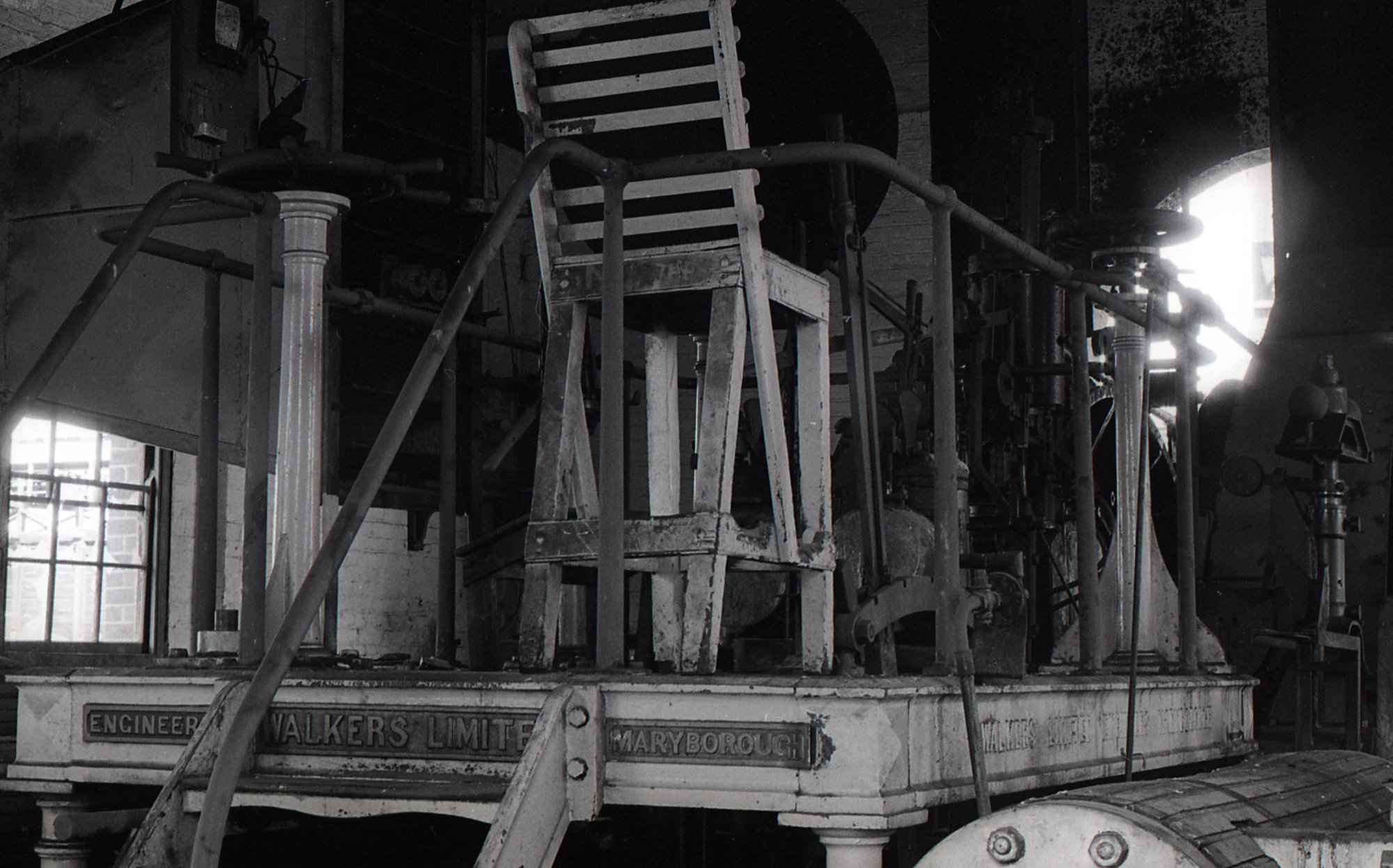 Downcast shaft winding engine, Stanford Main No. 2 Colliery, 19 August ...