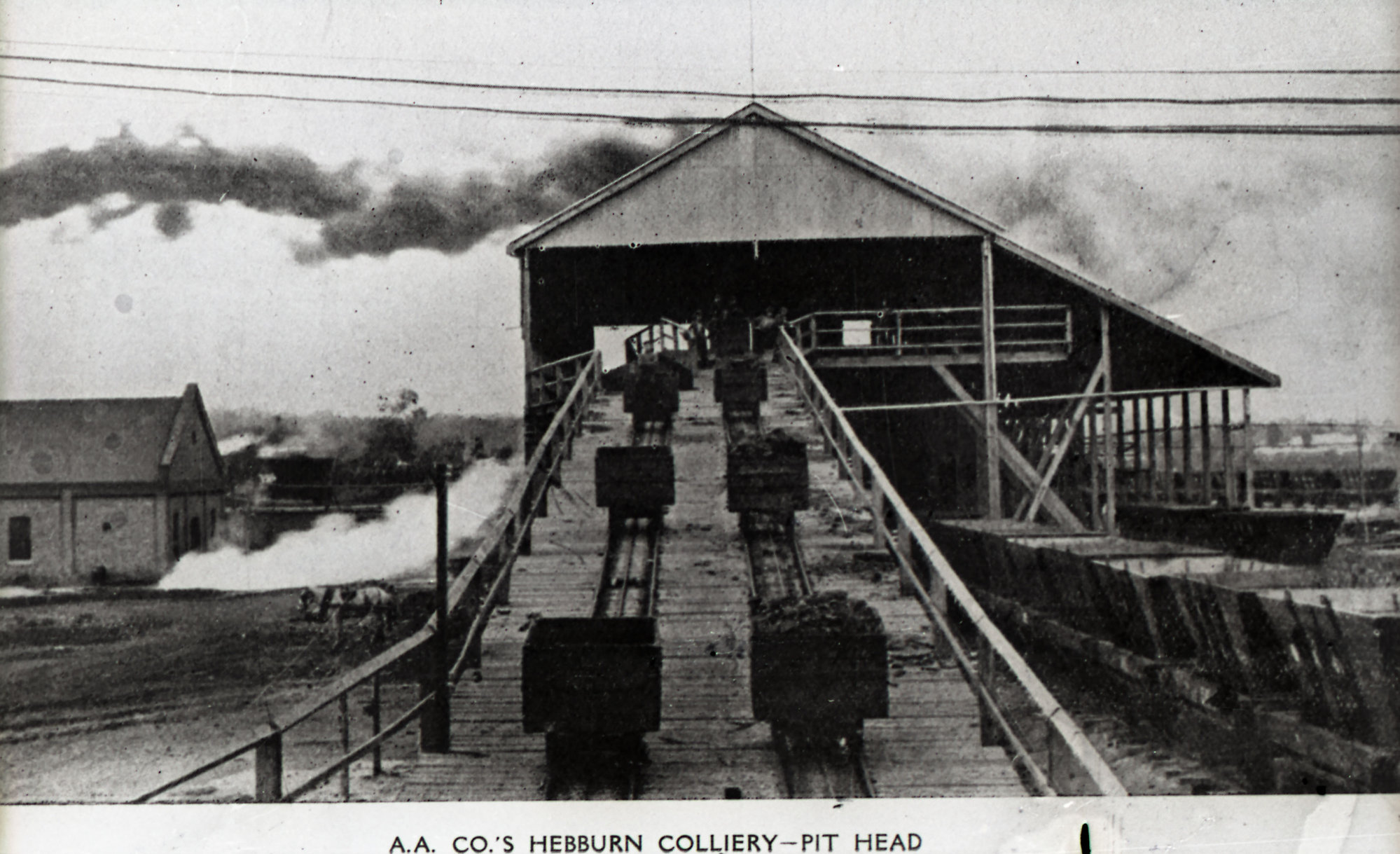Pit head, Hebburn No 1 Colliery, Paxton, NSW from Chamber of Commerce ...