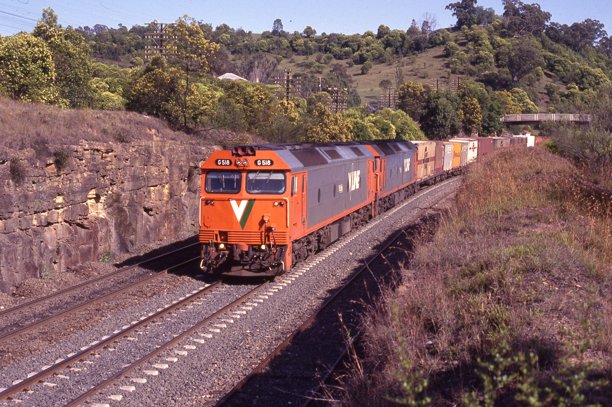 G518 and G Class, express freight, Picton, 28 September 1989 | Living ...