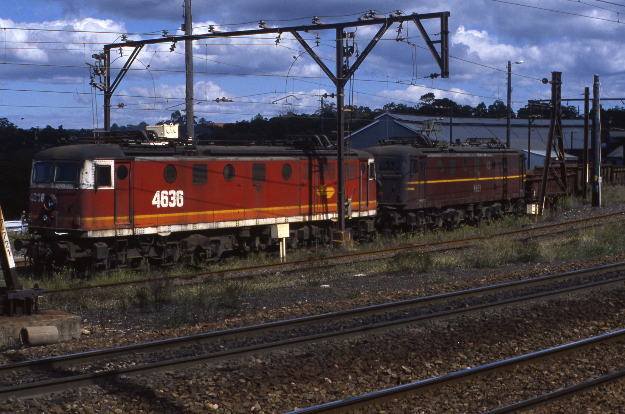 4636 and 4631, Valley Heights Depot, NSW, 12 April 1987 | Living Histories