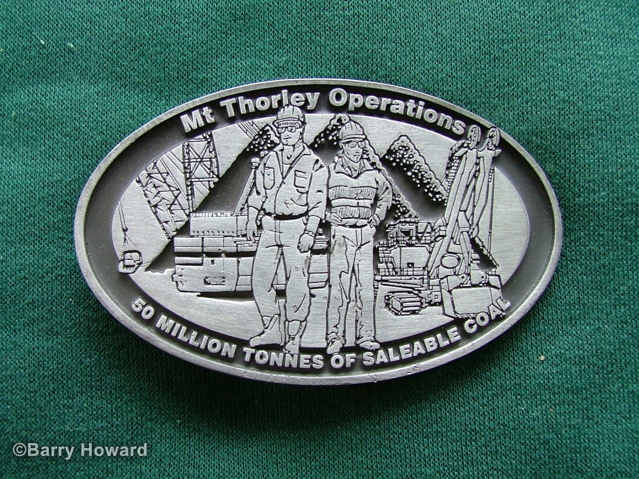 Belt Buckle: Mt Thorley Operations 50 Millioin Tonnes of Saleable Coal ...