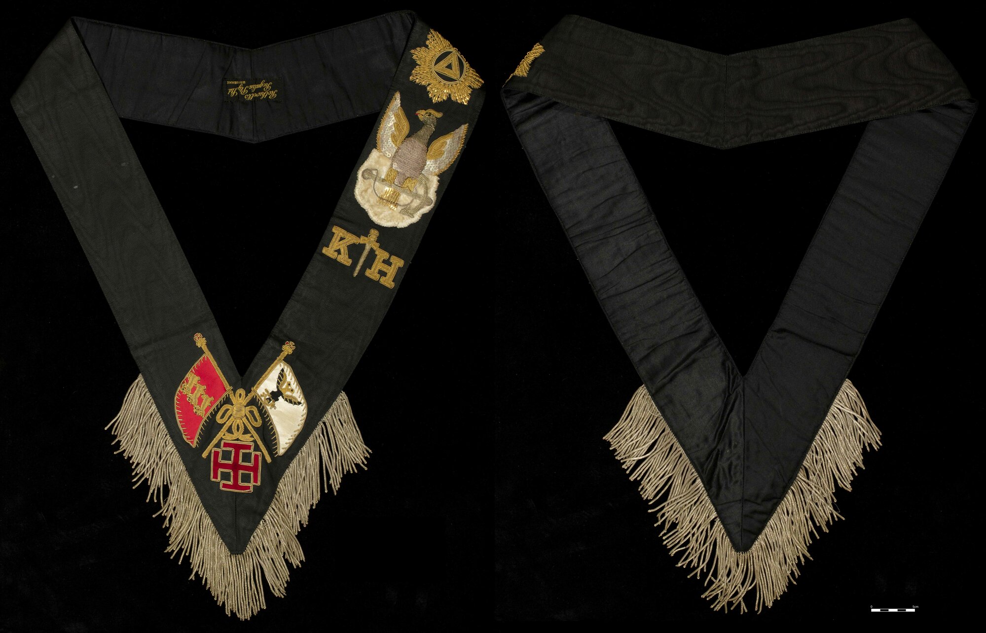 Masonic sash, Scottish Rite, 30th degree, 'Knights of Heredom' | Living ...