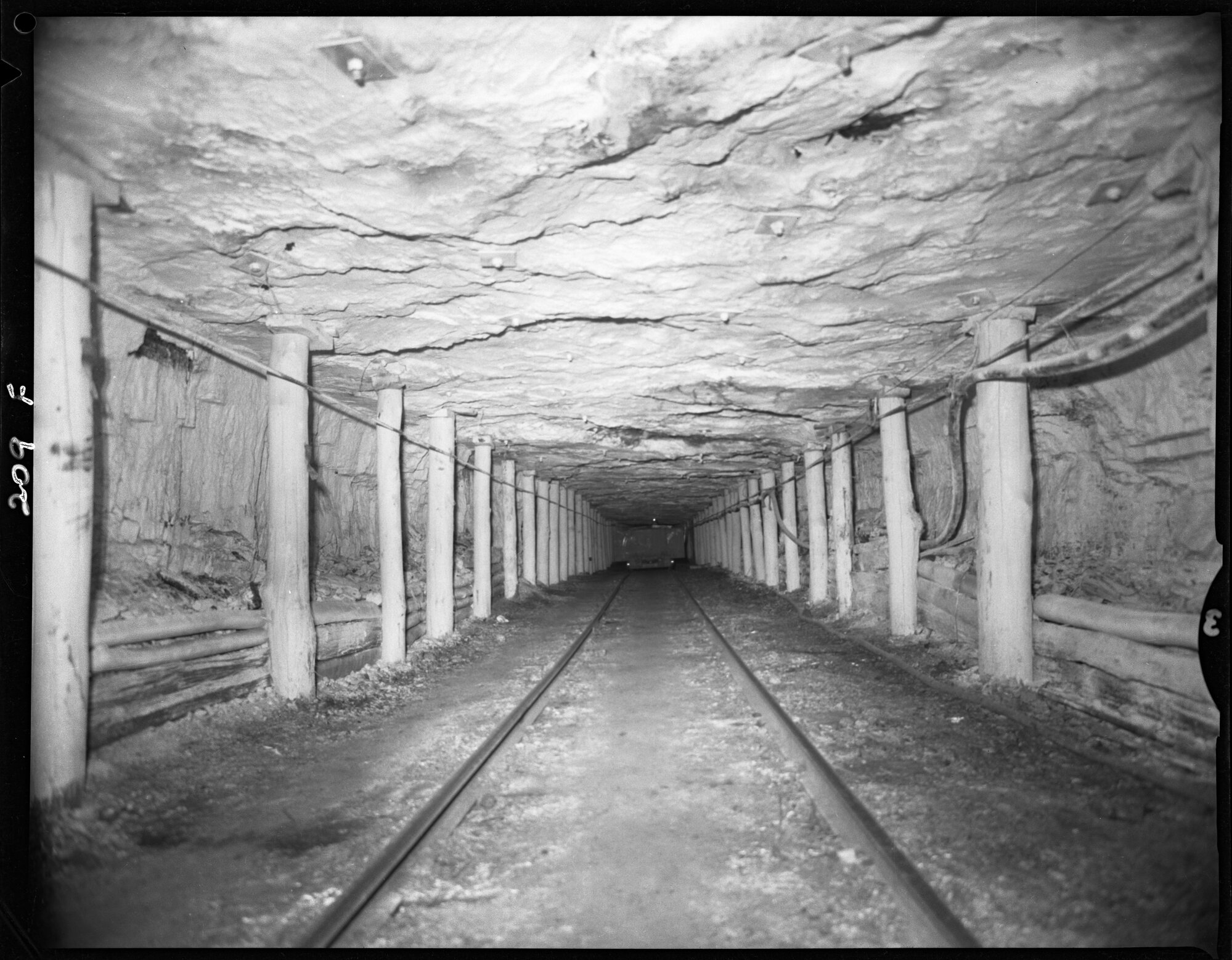 Coalcliff Colliery, underground rail system, NSW, 1959 | Living Histories