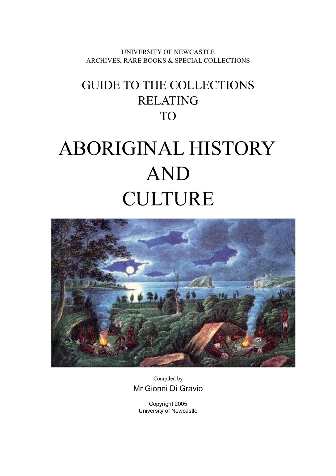 Guide to the Collections relating to Aboriginal History and Culture ...