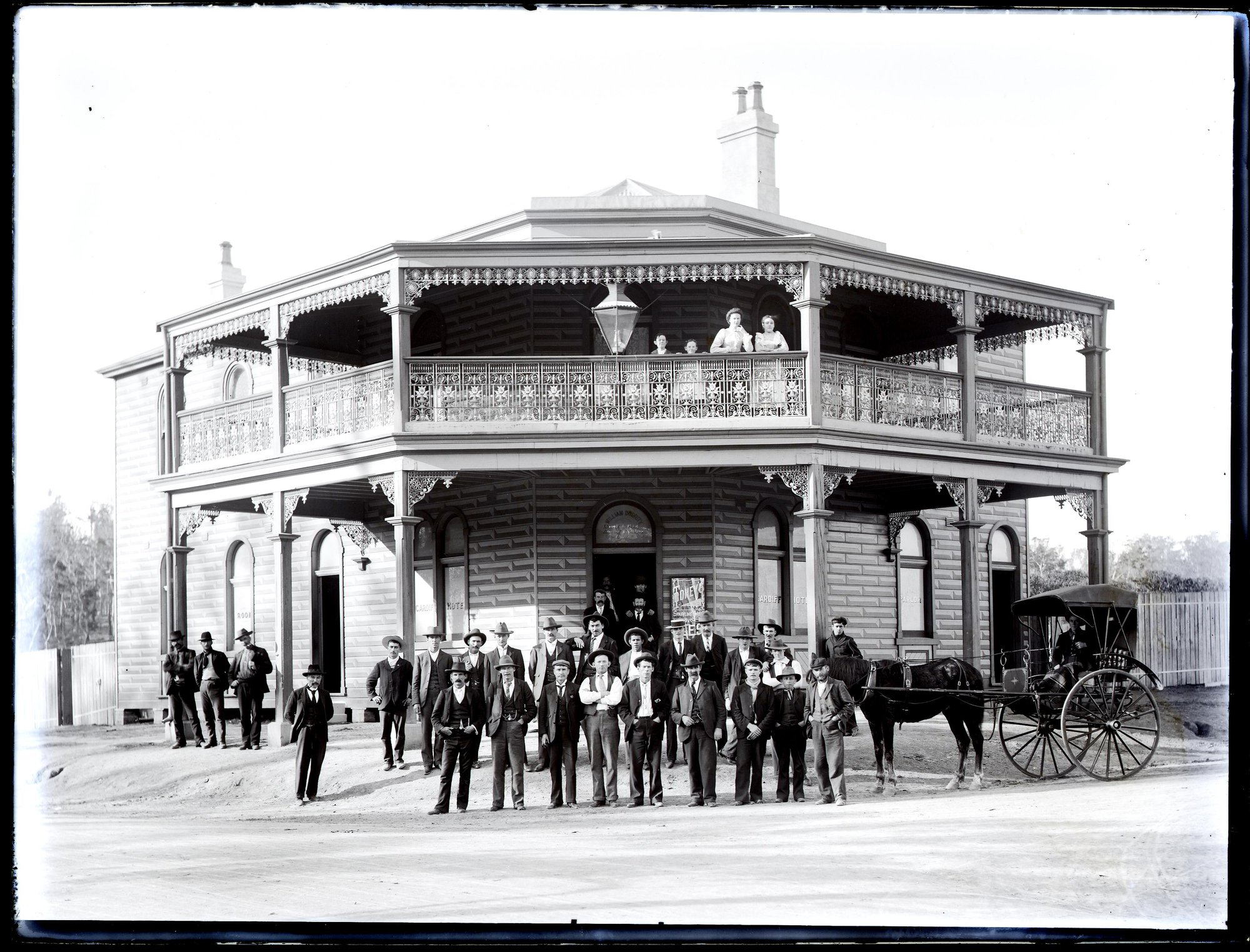 Cardiff Hotel, Cardiff, NSW, 26 July 1902 Living Histories
