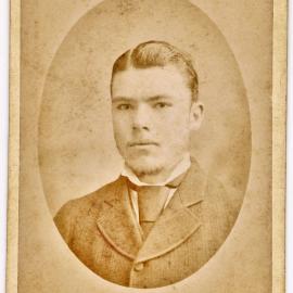 RE011-Unidentified head portrait of young man, Newcastle, [n.d]