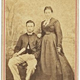 RE016-Unidentified young couple, Newcastle, [n.d]