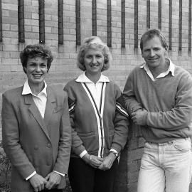 Ms Marie Williams (l), Ms Ann McCormack and Dr Kevin Norton, the University of Newcastle, Australia - 1992
