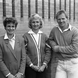 Ms Marie Williams (l), Ms Ann McCormack and Dr Kevin Norton, the University of Newcastle, Australia - 1992