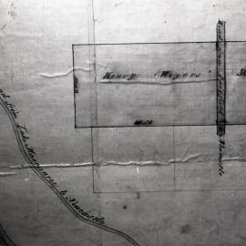 Henry Meyers' 30 acres, plan of the Burwood Estate [1854], in the District of Newcastle and County of Northumberland], the property of James Mitchell Esquire