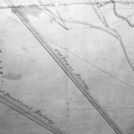 J and A Brown's Railway, plan of the Burwood Estate [1854, in the District of Newcastle and County of Northumberland], the property of James Mitchell, Esquire