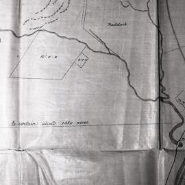 Paddock, plan of the Burwood Estate, [1854 in the District of Newcastle and County of Northumberland], the property of James Mitchell Esquire