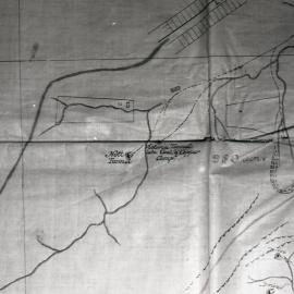 Nott Tunnel, plan of the Burwood Estate, [1854] the property of E C  Merewether, Esquire