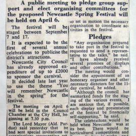 "Festival Talks On April 6" - 23rd March 1961