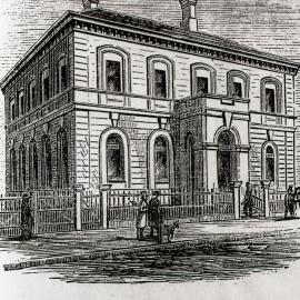 Bank of NSW, West Maitland, NSW, from Sydney Illustrated News, September 1878