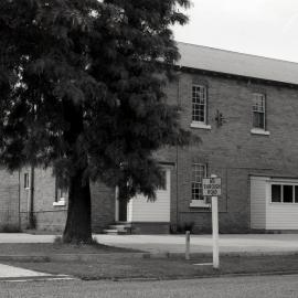 Side of Police Station, West Maitland, NSW, August 1979