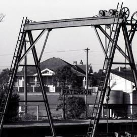 5 ton crane, Paterson Railway Station, NSW, August 1979